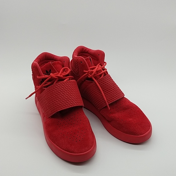 ADIDAS MEN'S TUBULAR INVADER STRAP RED SUE… - Picture 1 of 4